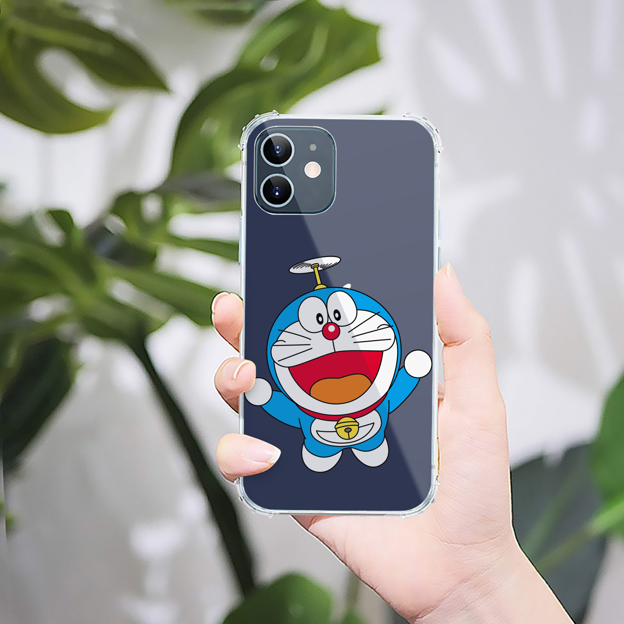 （画像用） ドラえもん Doraemon 【iPhone 12シリーズ対応】透明スマホケース（クリアソフトケース）